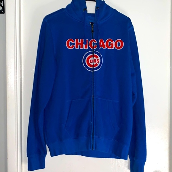 Authentic Resort Clothing Other - Vintage Chicago Cubs Zip-Up Hoodie Sweater Men’s Large | In Great Condition